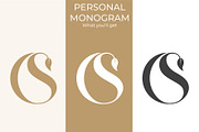 OS SO Wedding Monogram Logo, a Branding & Logo Template by LogoAV (Thumbnail 2 of 6)