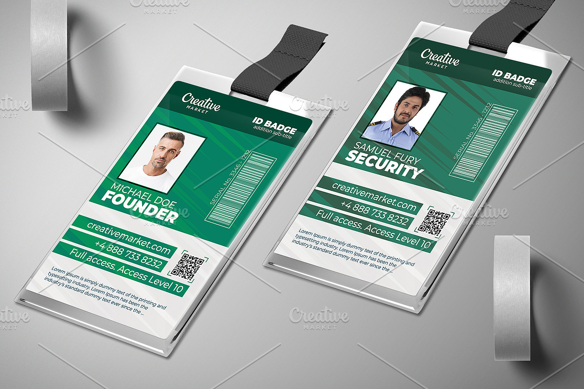 Business ID Badge 02-021, a Card Template by Tzochko (Photo 3 of 5)