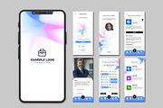 Job Search Mobile App UI Kit, a Templates & Theme by studiogstock (Thumbnail 1 of 2)