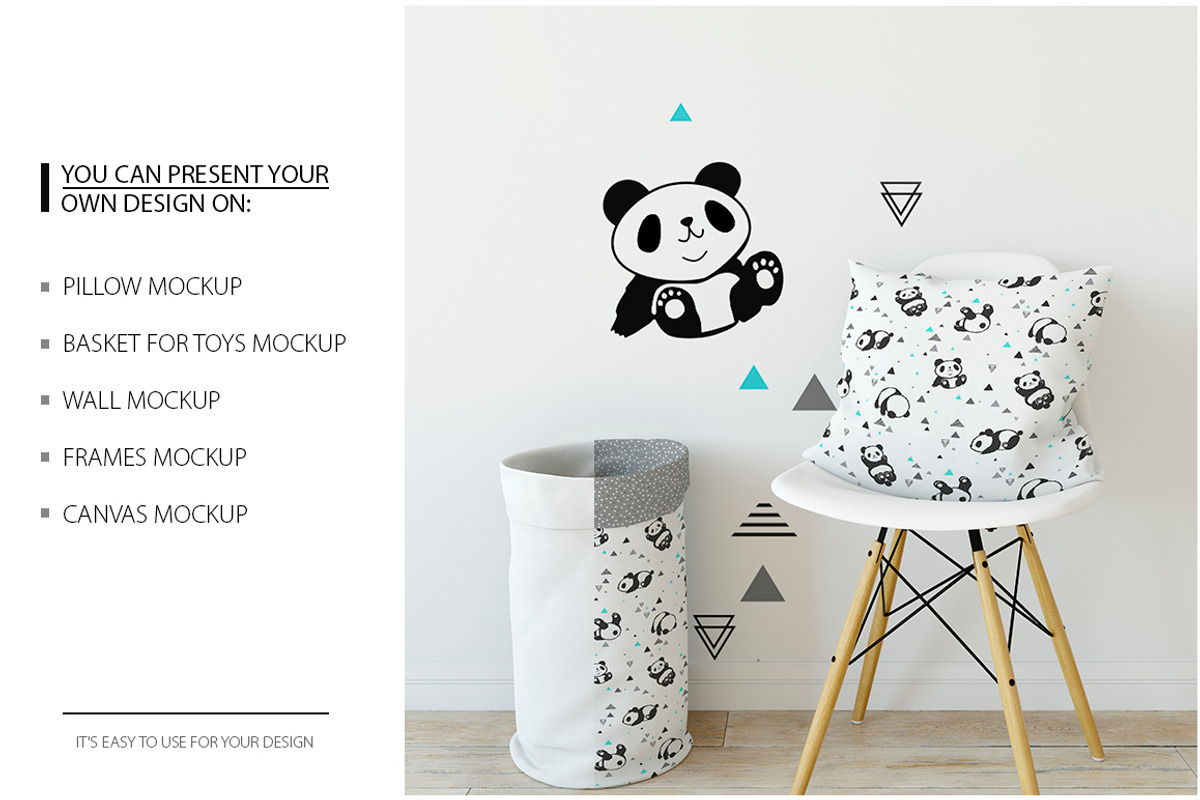 KIDS Fabric Mockup Pack - 1, a Household Mockup by Yuri-U (Photo 5 of 21)