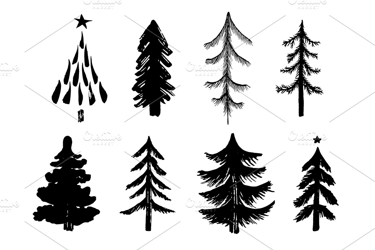 Christmas Procreate Stamp Brushes, a Brush Add-On by OlgaRom (Photo 7 of 16)