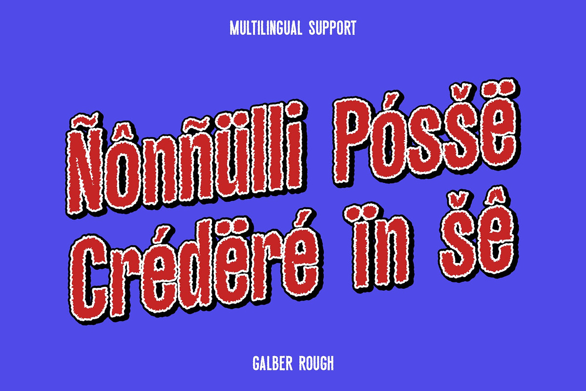 Galber Rough, a Sans Serif Font by Craft Supply Co. (Photo 4 of 8)