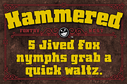 FTY Overkill Condensed, a Sans Serif Font by Fontry West (Thumbnail 5 of 9)