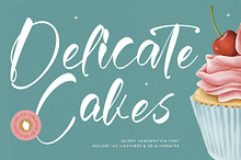 Delicate Cakes Quirky Handwritten