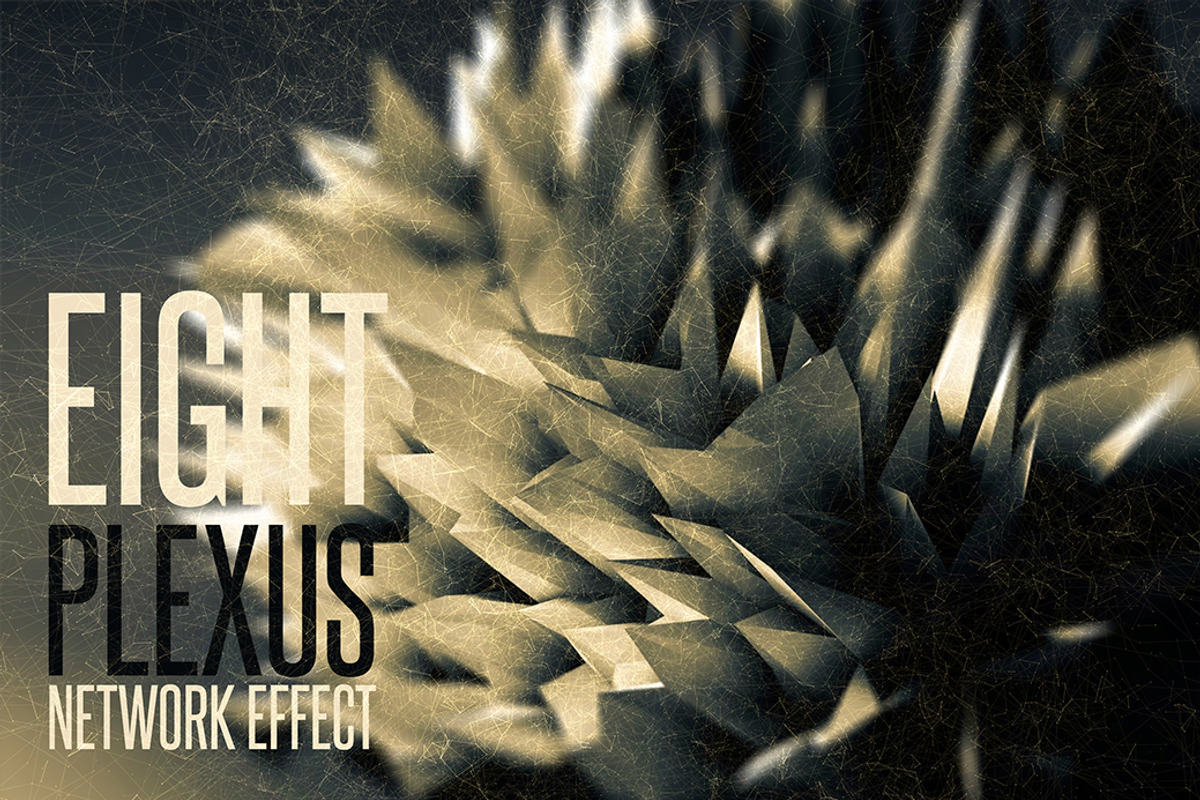 8 Plexus Effect Overlay V.2, a Texture Graphic by DesignSomething