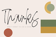 Miyoshe - The Natural Signature Font, a Script Font by Graphicfresh (Thumbnail 7 of 7)