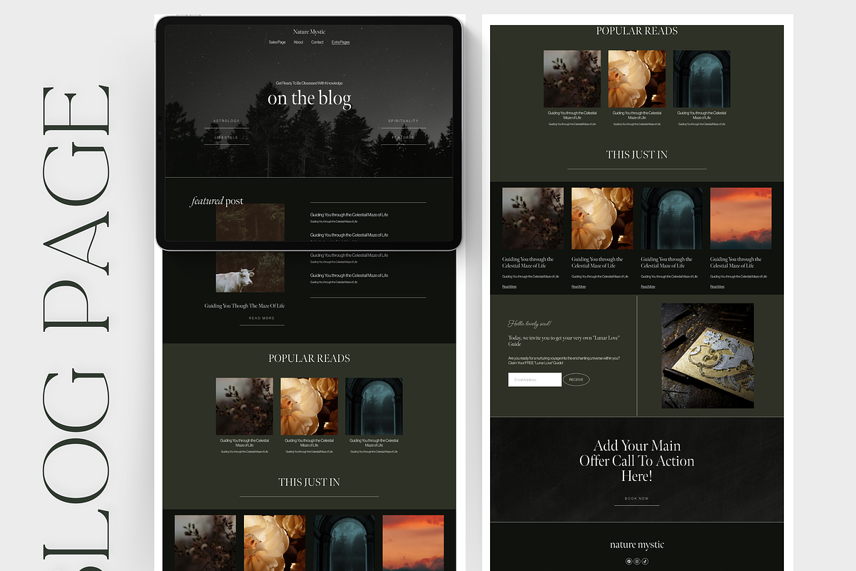 Astrology Website Witchy Instagram, a Squarespace Template by Story Native (Photo 9 of 15)