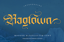 Ragtown - Modern Blackletter Font