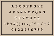 Classic Typewriter Font, a Slab Serif Font by Limited.studio (Thumbnail 4 of 4)
