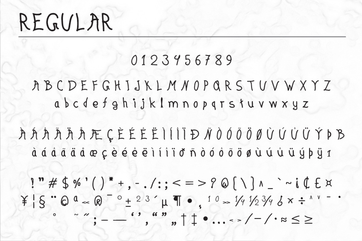 Hand Post 10 Fonts preview 4
