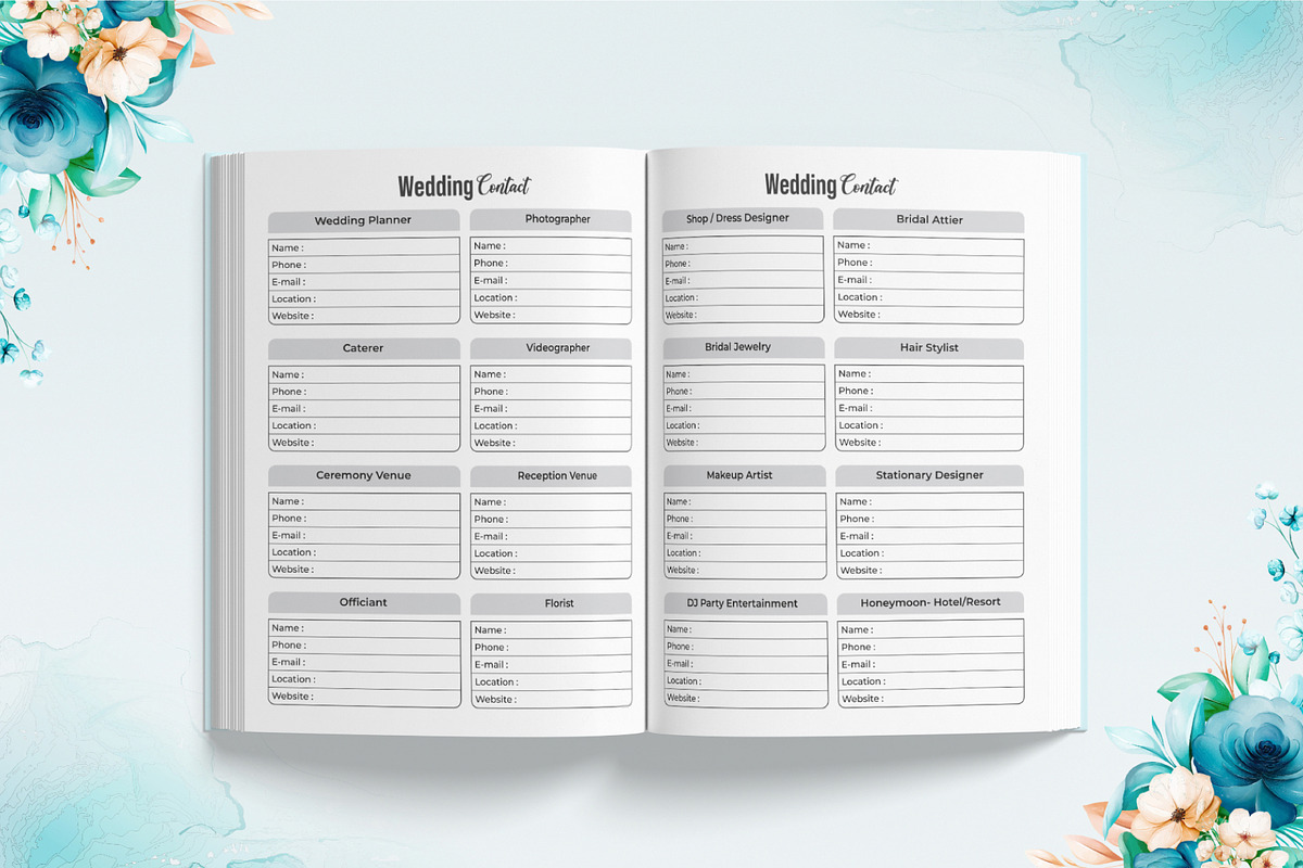 Editable Wedding Planner Checklist, a Templates & Theme by Mondols Graphic (Photo 2 of 2)