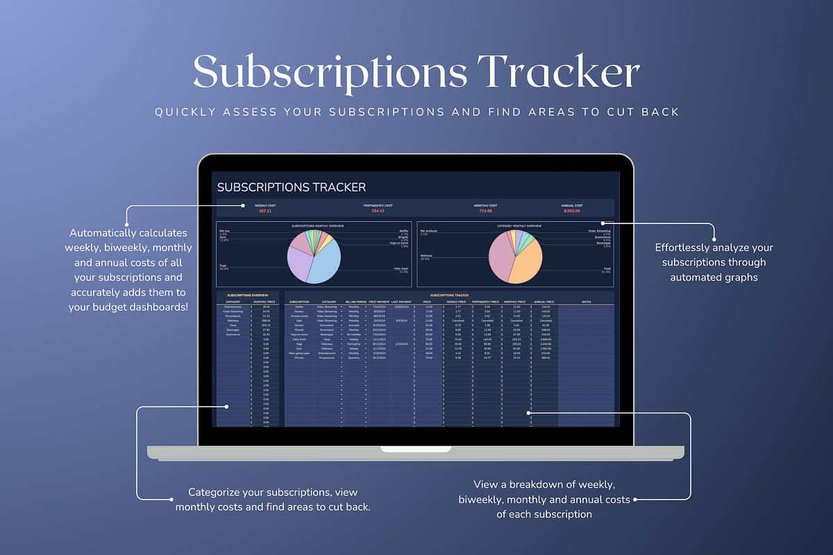 Standard Biweekly Budget - Darkmode, a Templates & Theme by The Creative Plans co (Photo 5 of 10)