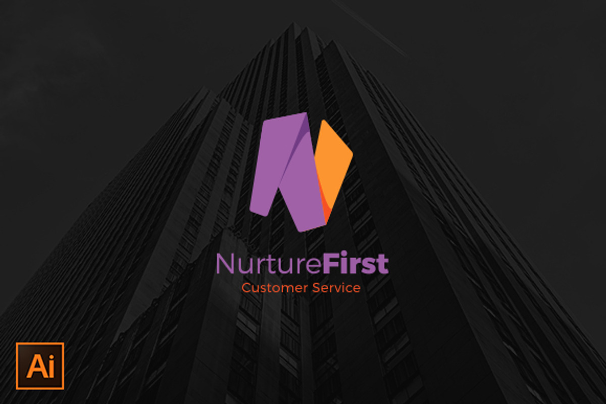 Letter N Logo, a Branding & Logo Template by Squarepack (Photo 5 of 6)
