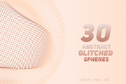 30 Abstract Glitched Spheres, an Object Graphic by GarryKillian (Thumbnail 1 of 31)