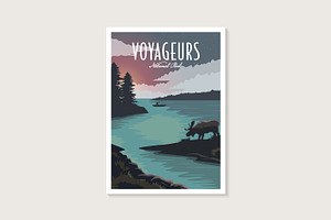 Voyageurs National Park poster