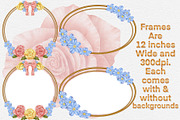 Mothers Day floral set., a Seasonal Illustration by Happy Sloth Graphics (Thumbnail 6 of 10)