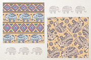 8 Ethnic seamless patterns, a Pattern Graphic by Transia (Thumbnail 5 of 5)