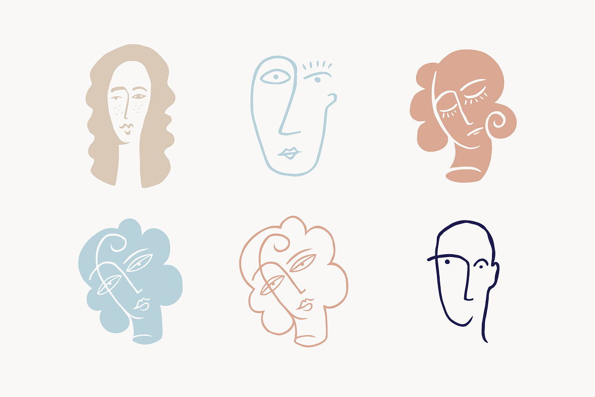 Boho & Abstract Doodles, a Person Illustration by Paulina Sara Design (Photo 7 of 23)