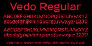 Vedo, a Sans Serif Font by Wiescher-Design (Thumbnail 5 of 8)