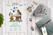 Woodland Birthday Party, an Animal Illustration by Natalia Fedorova (Thumbnail 7 of 10)