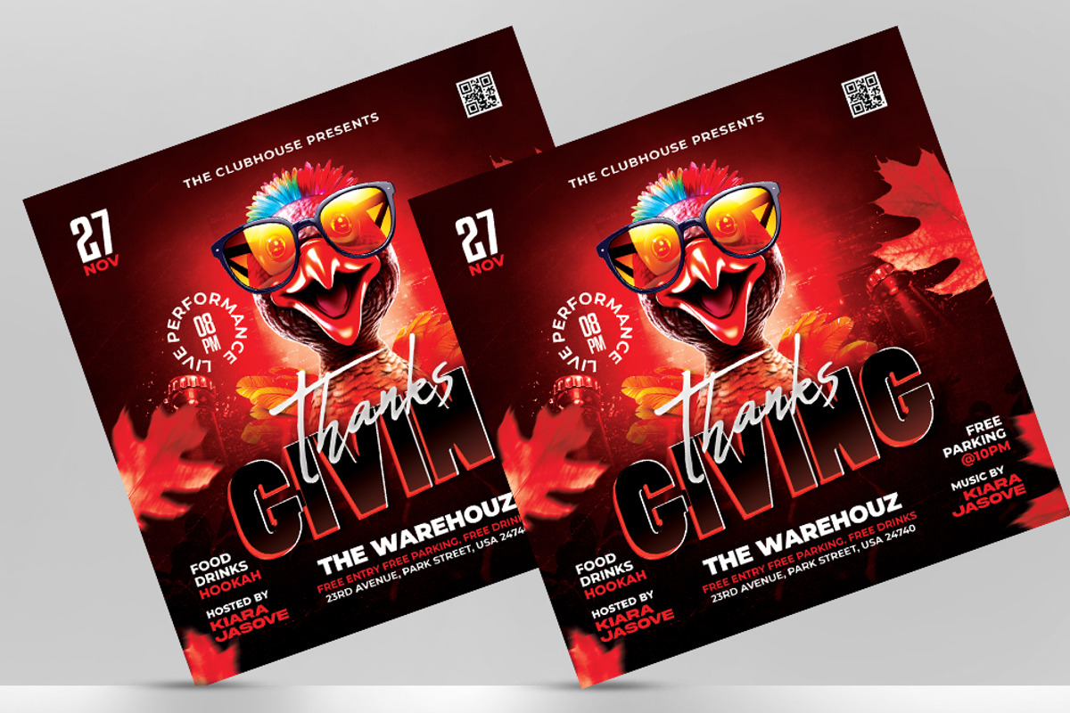 Thanksgiving Flyer, a Flyer Template by Artonix (Photo 2 of 2)