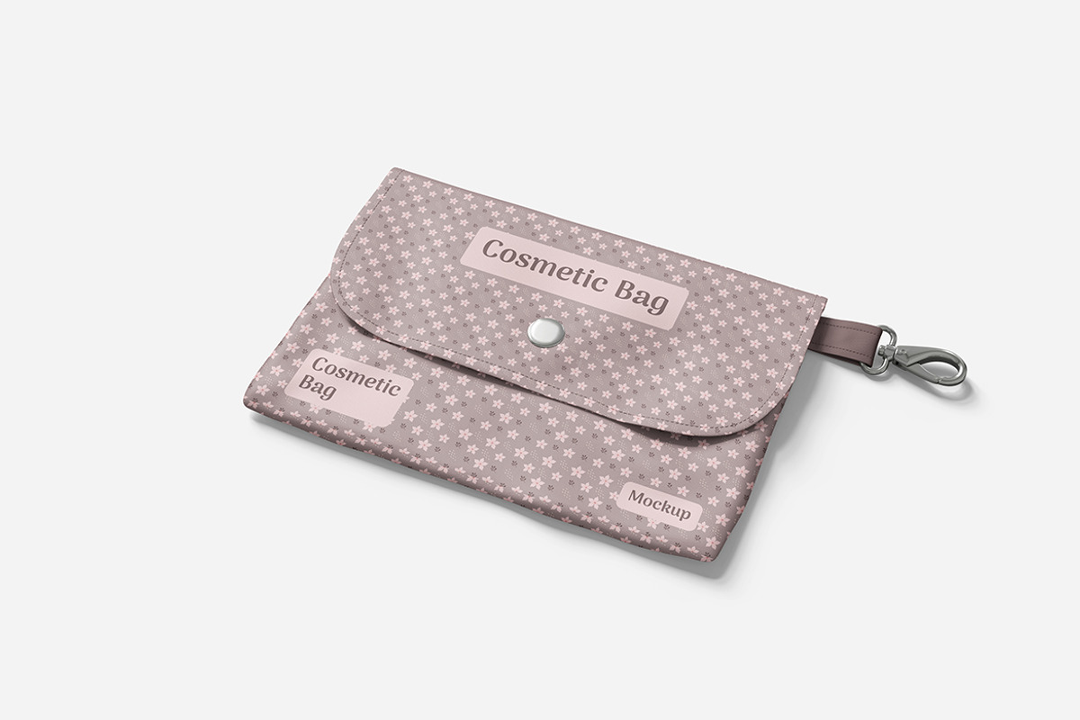 Cosmetic Bag Mockup PSD, an Advertising Mockup by Indah (Photo 3 of 6)