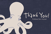 Modern Ocean Vector Clipart Set, an Animal Illustration by Panna Limon Store (Thumbnail 8 of 8)