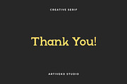 Harbourger Serif Font Family, a Serif Font by Artiveko (Thumbnail 8 of 8)