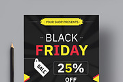 Black Friday Flyer Layout, a Flyer Template by MightyDesign (Thumbnail 2 of 8)
