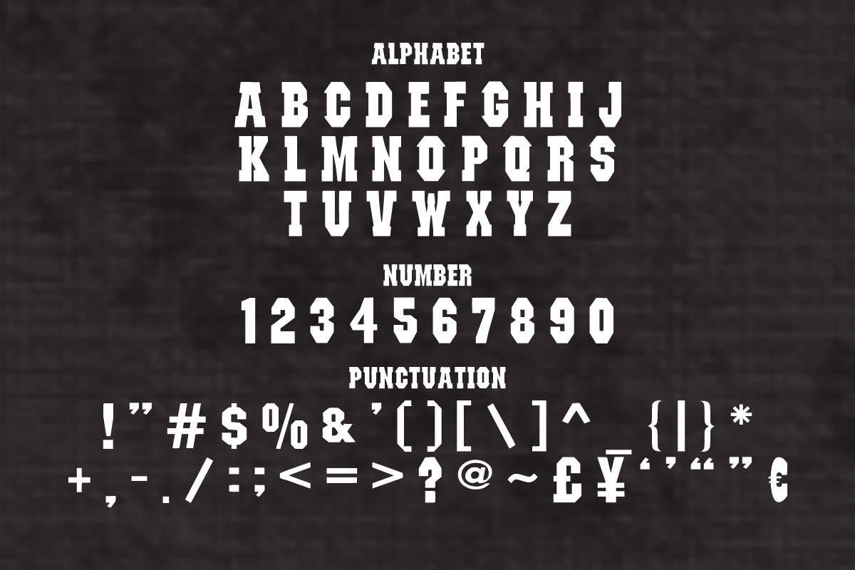 Iron Saddle - Bold Hero Font, a Slab Serif Font by KiddoGlyphs Studio (Photo 5 of 6)