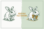 Vector Holiday Critters Set + Bonus, an Animal Illustration by Well Rock Designs (Thumbnail 3 of 8)