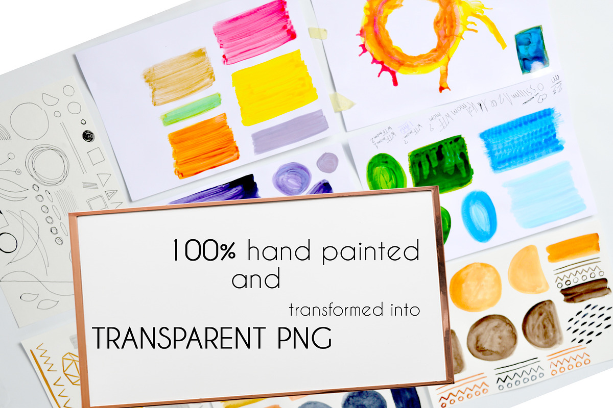 Abstract watercolor painted, a Texture Graphic by Big Bundles Shop (Photo 4 of 4)