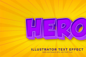 30 Illustrator Text Effect Vector