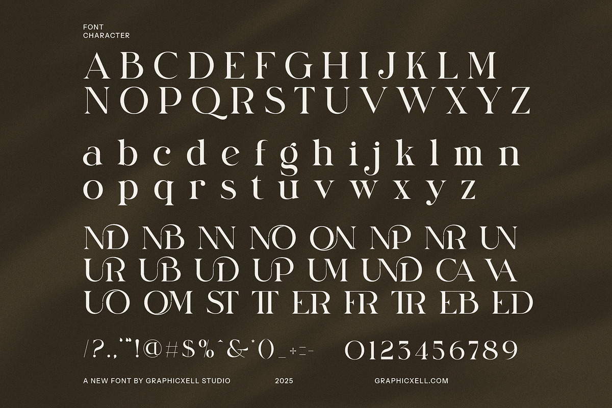 Randa Elegant Serif Font Typeface, a Serif Font by Graphicxell (Photo 7 of 7)
