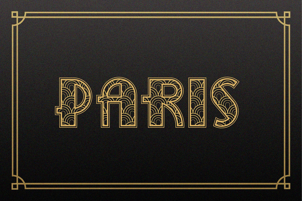 Art Deco Type Effects | Illustrator, a Layer Style Add-On by The Artifex Forge (Photo 8 of 9)