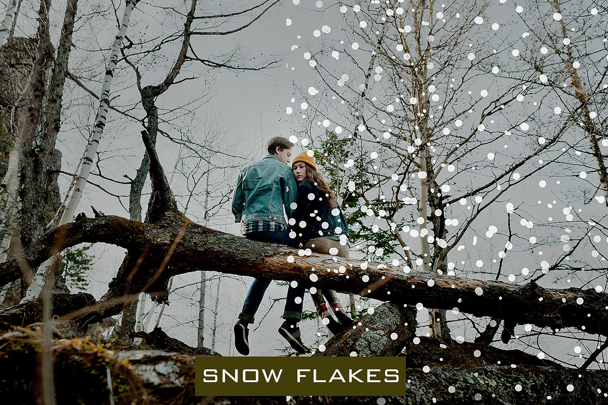Brushes for Photoshop snow flakes, a Brush Add-On by ColorPhoto (Photo 1 of 5)