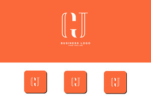 GJ, JG, Abstract Logo design, a Branding & Logo Template by art_creater