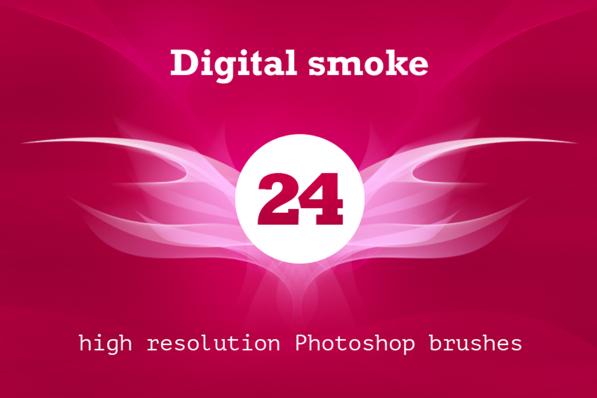 Digital smoke brush pack