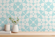 Bright Blue Tiles, a Pattern Graphic by MalyskaStudio (Thumbnail 3 of 5)