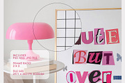 Hot Pink Bedroom Frame Mockup (2x3), a Household Mockup by isjakimockups (Thumbnail 5 of 6)