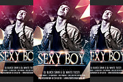 Sexy Boy Party Flyer, a Flyer Template by DSGraphicDesign (Thumbnail 2 of 2)