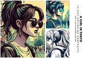 A Girl in Tokyo, a Person Illustration by Digital Art Creations (Thumbnail 3 of 8)