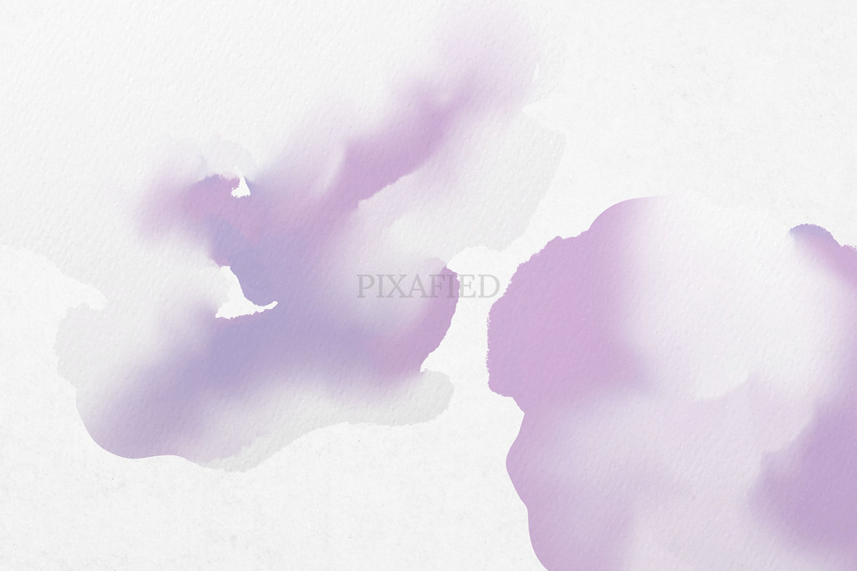 Purple and White Watercolour Paint, a Decorative Illustration by Pixafied (Photo 3 of 4)