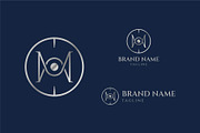 Monogram Letter WOM or MA Logo, a Branding & Logo Template by okkydianpra (Thumbnail 2 of 3)