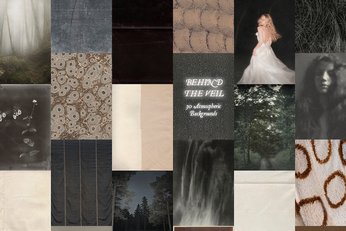 The Veil – Mystical Collage Kit, an Object Graphic by Eva Gentle (Photo 11 of 13)