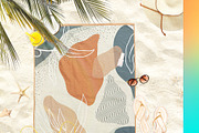 Beach Towel 3x Mock-ups, an Apparel Mockup by Mocca Mockups Store (Thumbnail 1 of 5)