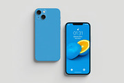 iPhone 13 Mockup, an iPhone Mockup by Se٧enStudio (Thumbnail 3 of 3)