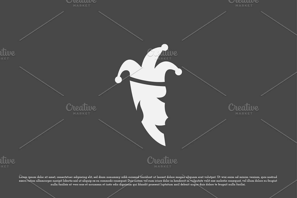 Clown Mask Logo Design Illustration, a Branding & Logo Template by Morvana Crew