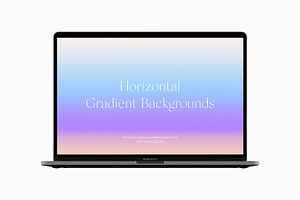 Horizontal Grainy Gradient Textures