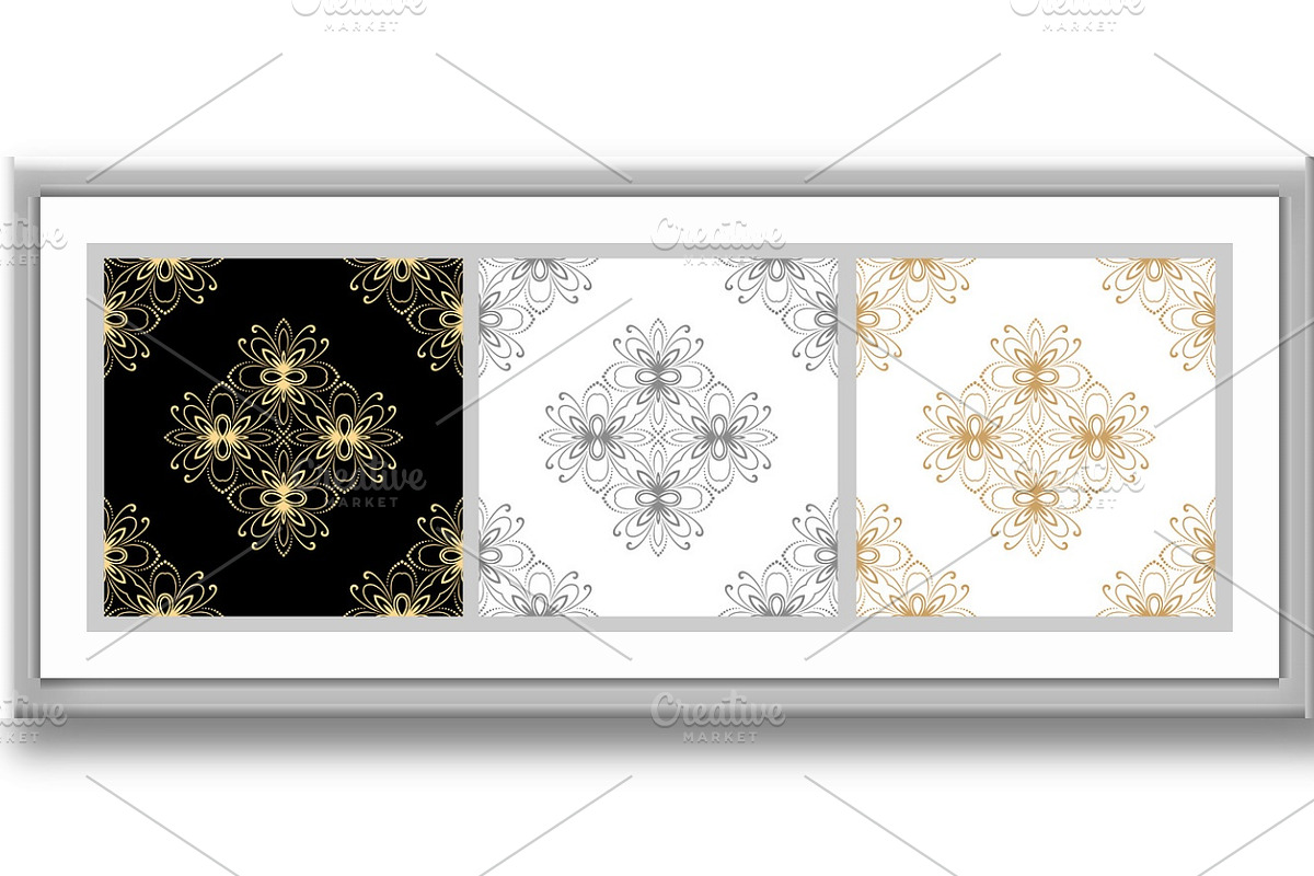 Set of Classic Orient Seamless, a Pattern Graphic by FineArtStudio (Photo 3 of 3)